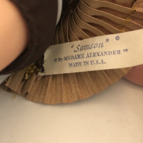 Vintage 1995 Madame Alexander 8” Bible Series Samson Doll 13691 With Box - Picture 10 of 16